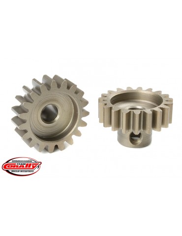 M1.0 Pinion - Short - Hardened Steel - 19 Teeth - Shaft Dia. 5,0mm