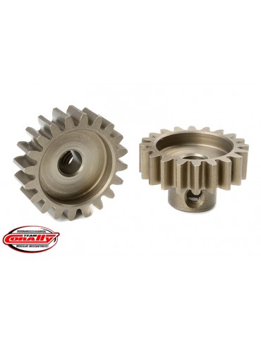 M1.0 Pinion - Short - Hardened Steel - 20 Teeth - Shaft Dia. 5,0mm