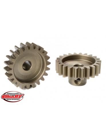 M1.0 Pinion - Short - Hardened Steel - 22 Teeth - Shaft Dia. 5,0mm