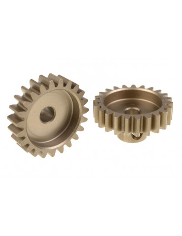 M1.0 Pinion - Short - Hardened Steel - 23 Teeth - Shaft Dia. 5,0mm