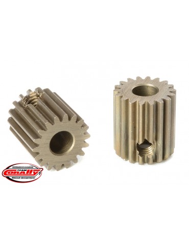 64DP Pinion - Short - Hardened Steel - 18 Teeth - Shaft Dia. 3.17mm