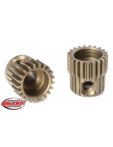 64DP Pinion - Short - Hardened Steel - 21 Teeth - Shaft Dia. 3.17mm