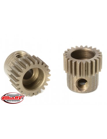 64DP Pinion - Short - Hardened Steel - 22 Teeth - Shaft Dia. 3.17mm