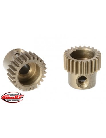 64DP Pinion - Short - Hardened Steel - 24 Teeth - Shaft Dia. 3.17mm