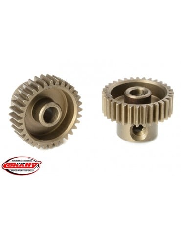 64DP Pinion - Short - Hardened Steel - 32 Teeth - Shaft Dia. 3.17mm