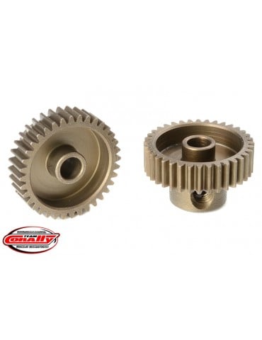 64DP Pinion - Short - Hardened Steel - 36 Teeth - Shaft Dia. 3.17mm