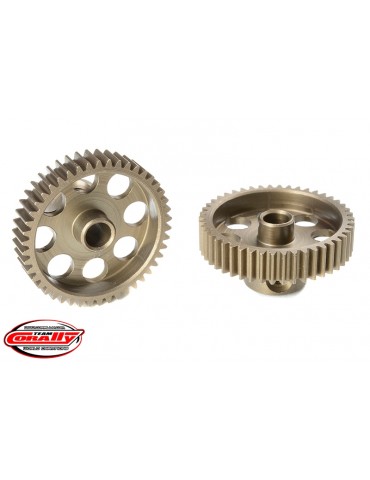 64DP Pinion - Short - Hardened Steel - 46 Teeth - Shaft Dia. 3.17mm