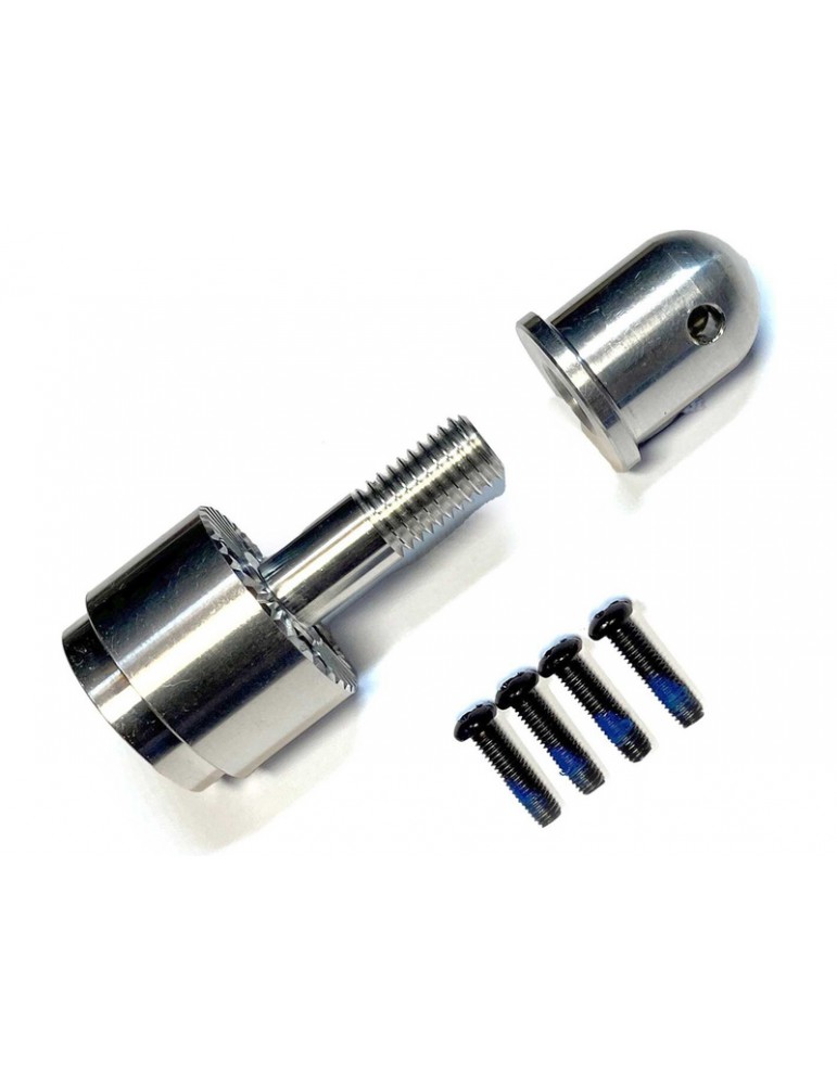 E-flite Prop Adapter And Spinner Nut: Beechcraft D18 1.5m