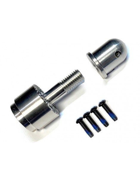 E-flite Prop Adapter And Spinner Nut: Beechcraft D18 1.5m