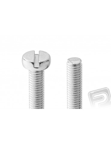 Slotted Cheese Head Bolt M3x20mm, 20 pcs