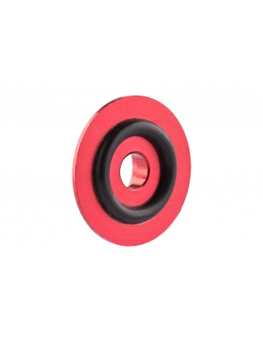 Aluminum washer with O ring, 3mm, Red (10pcs)