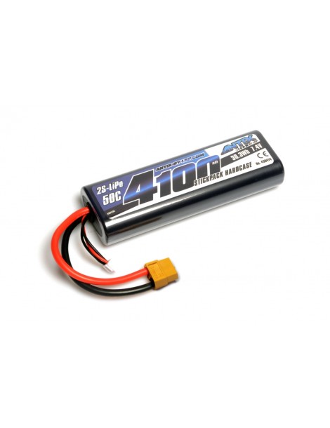 ANTIX by LRP 4100 - 7.4V - 50C LiPo Car Stickpack Hardcase - XT60 Plug