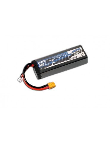 ANTIX by LRP 5900 - 7.4V - 50C LiPo Car Stickpack Hardcase - XT60