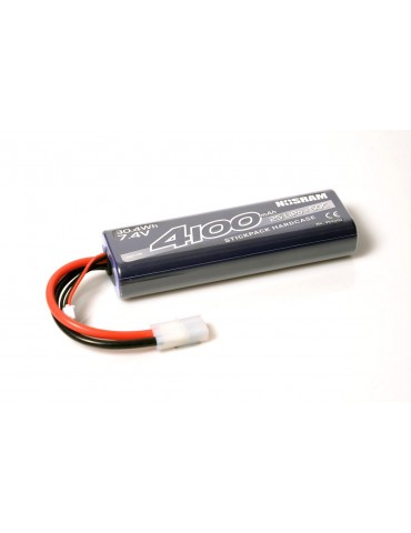 NOSRAM 4100 - 7.4V - 50C LiPo Car Stickpack Hardcase - Tamiya Plug