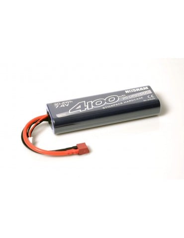 NOSRAM 4100 - 7.4V - 50C LiPo Car Stickpack Hardcase - T-Plug