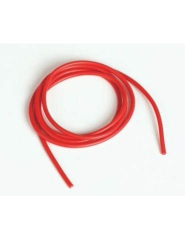 silicon wire 1,6 qmm 2x1m, red, 15 AWG