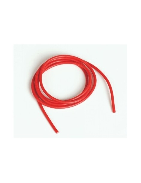 silicon wire 1,6 qmm 2x1m, red, 15 AWG