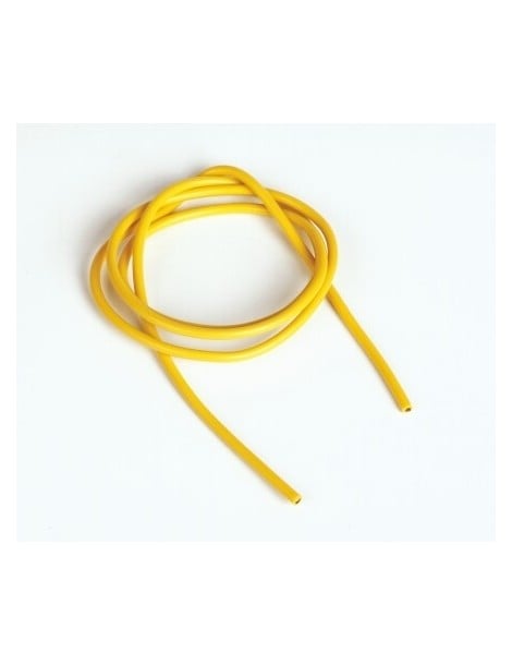 silicon wire 2,6 qmm1m, yellow, 13 AWG