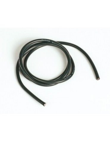 silicon wire 6,6 qmm1m, black, 9 AWG
