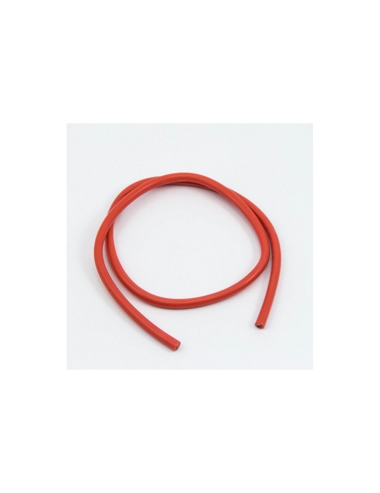 12AWG Red Silicone Wire, 500mm