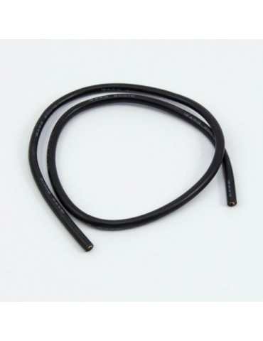 12AWG Black Silicone Wire, 500mm