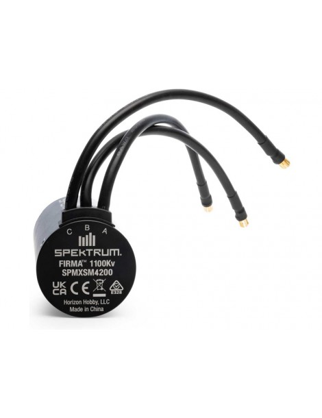 Spektrum Firma 5687 1100KV 4-Pole Brushless Motor 8mm