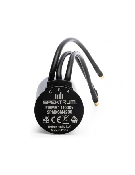 Spektrum Firma 5687 1100KV 4-Pole Brushless Motor 8mm