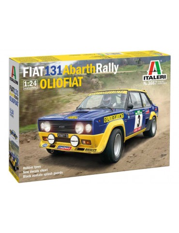 Italeri Fiat 131 Abarth Rally Olio Fiat (1:24)