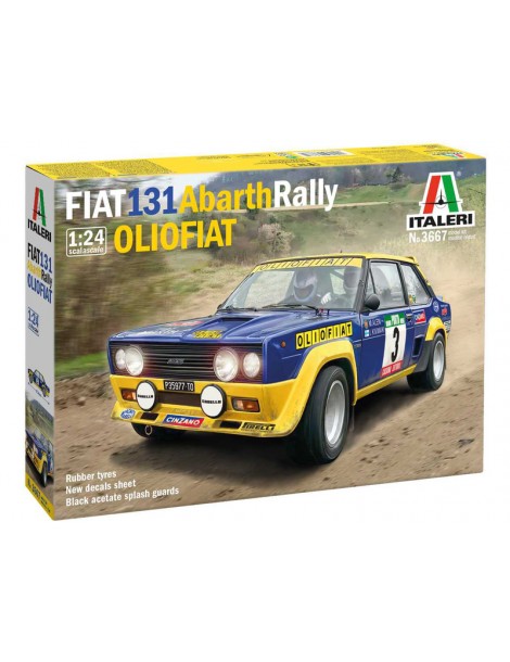 Italeri Fiat 131 Abarth Rally Olio Fiat (1:24)