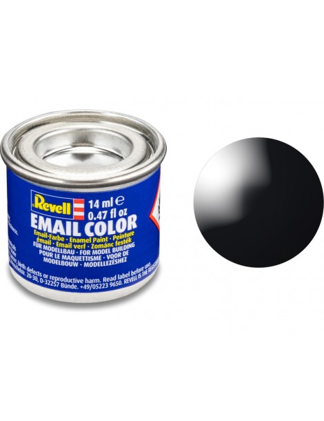 Revell Email Paint 7 Black Gloss 14ml