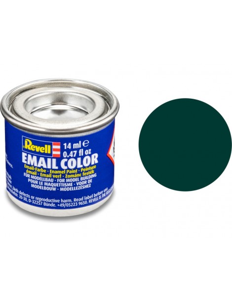 Revell Email Paint 40 Black Green Matt 14ml
