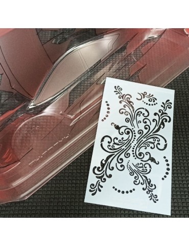 Vinyl stencil 'Floreal'