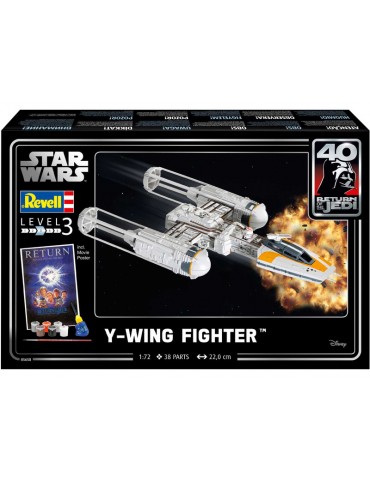 Revell SW Y-wing Fighter (1:72) (Giftset)