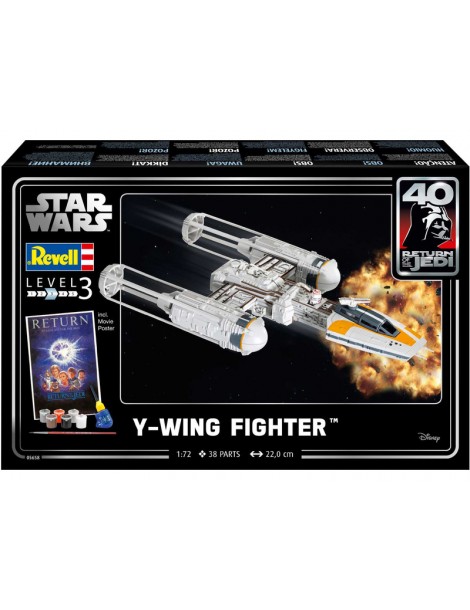 Revell SW Y-wing Fighter (1:72) (Giftset)