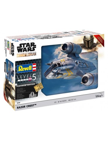 Revell SW - The Mandalorian: Razor Crest Platinum Edition (1:72) (Gift-Set)