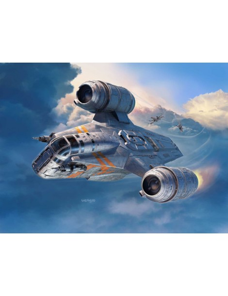 Revell SW - The Mandalorian: Razor Crest Platinum Edition (1:72) (Gift-Set)