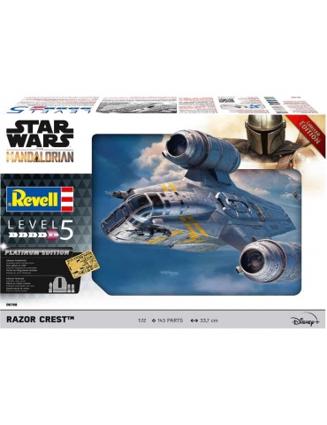 Revell SW - The Mandalorian: Razor Crest Platinum Edition (1:72) (Gift-Set)