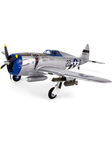 E-flite P-47 Razorback 1.2m SAFE Select BNF Basic