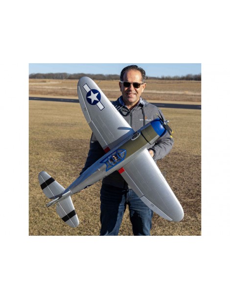 E-flite P-47 Razorback 1.2m SAFE Select BNF Basic