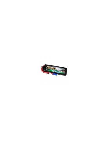 Battery GensAce G-Tech LiPo 5000mAh 11.1V 60C 3S1P, EC2 Plug