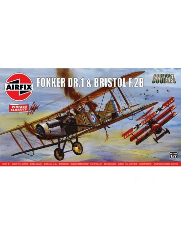 Airfix Fokker DR1 Triplane, Bristol Fighter Dogfight Double (1:72)