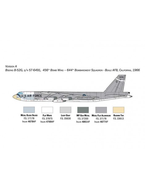 Italeri Boeing B-52G Stratofortress Early version (1:72)