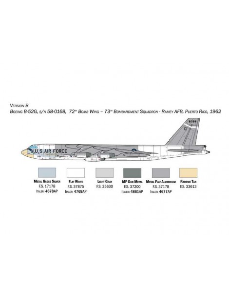 Italeri Boeing B-52G Stratofortress Early version (1:72)