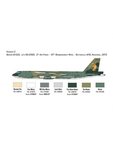 Italeri Boeing B-52G Stratofortress Early version (1:72)