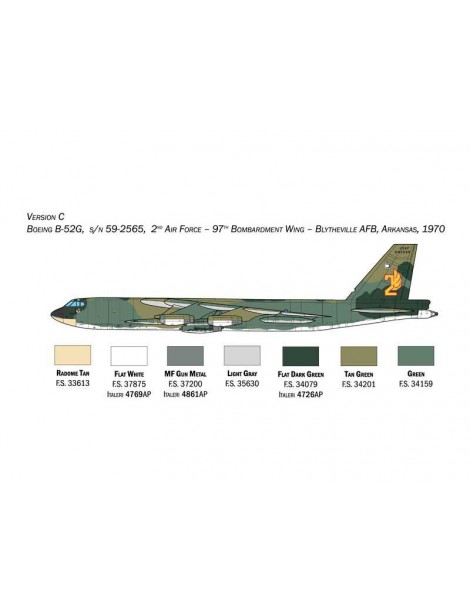 Italeri Boeing B-52G Stratofortress Early version (1:72)