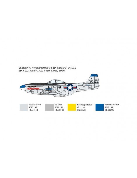 Italeri North American F-51D Mustang Korean War (1:72)
