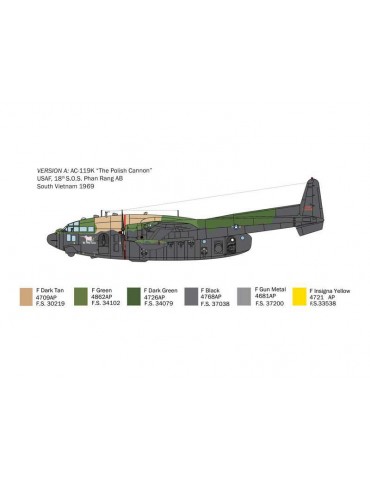 Italeri Fairchild AC-119K Stinger (1:72)