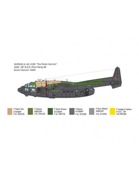 Italeri Fairchild AC-119K Stinger (1:72)