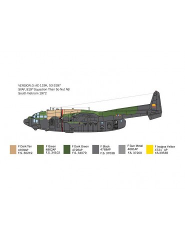 Italeri Fairchild AC-119K Stinger (1:72)
