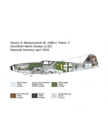 Italeri Messerschmitt Bf-109 K-4 (1:48)